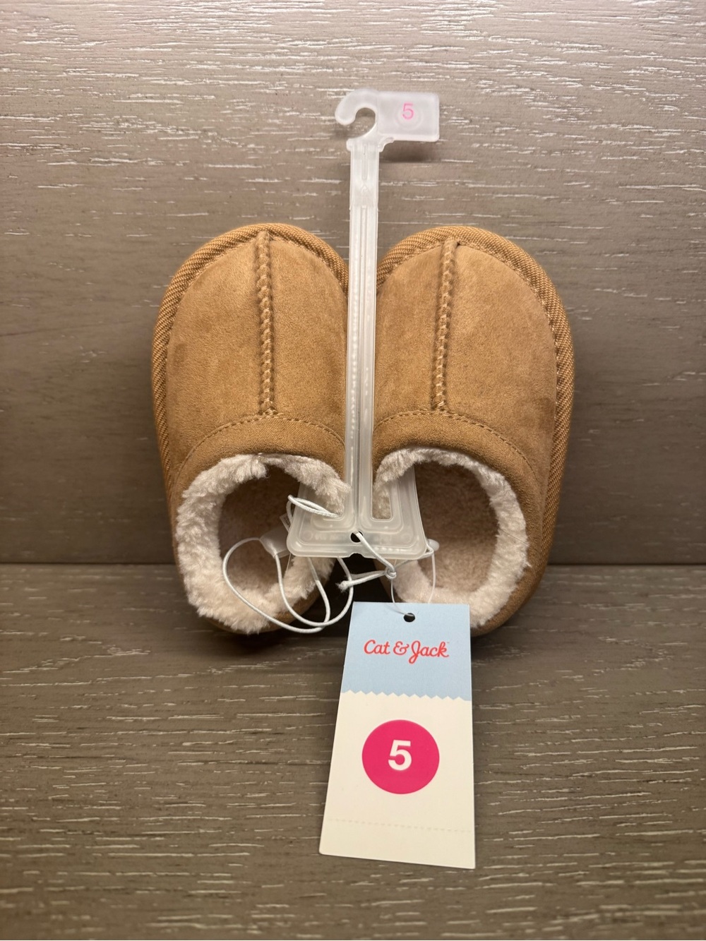 NWT Toddler Jude Clog Slippers - Cat & Jack™ Chestnut Brown - Picture 7 of 11